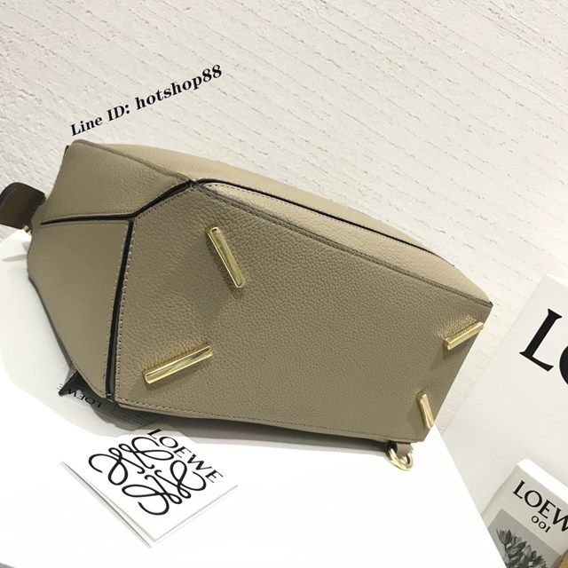 Loewe專櫃羅意威女款Puzzle系列中號拼色純色手提手拎單肩斜挎包 10171 lyw1409